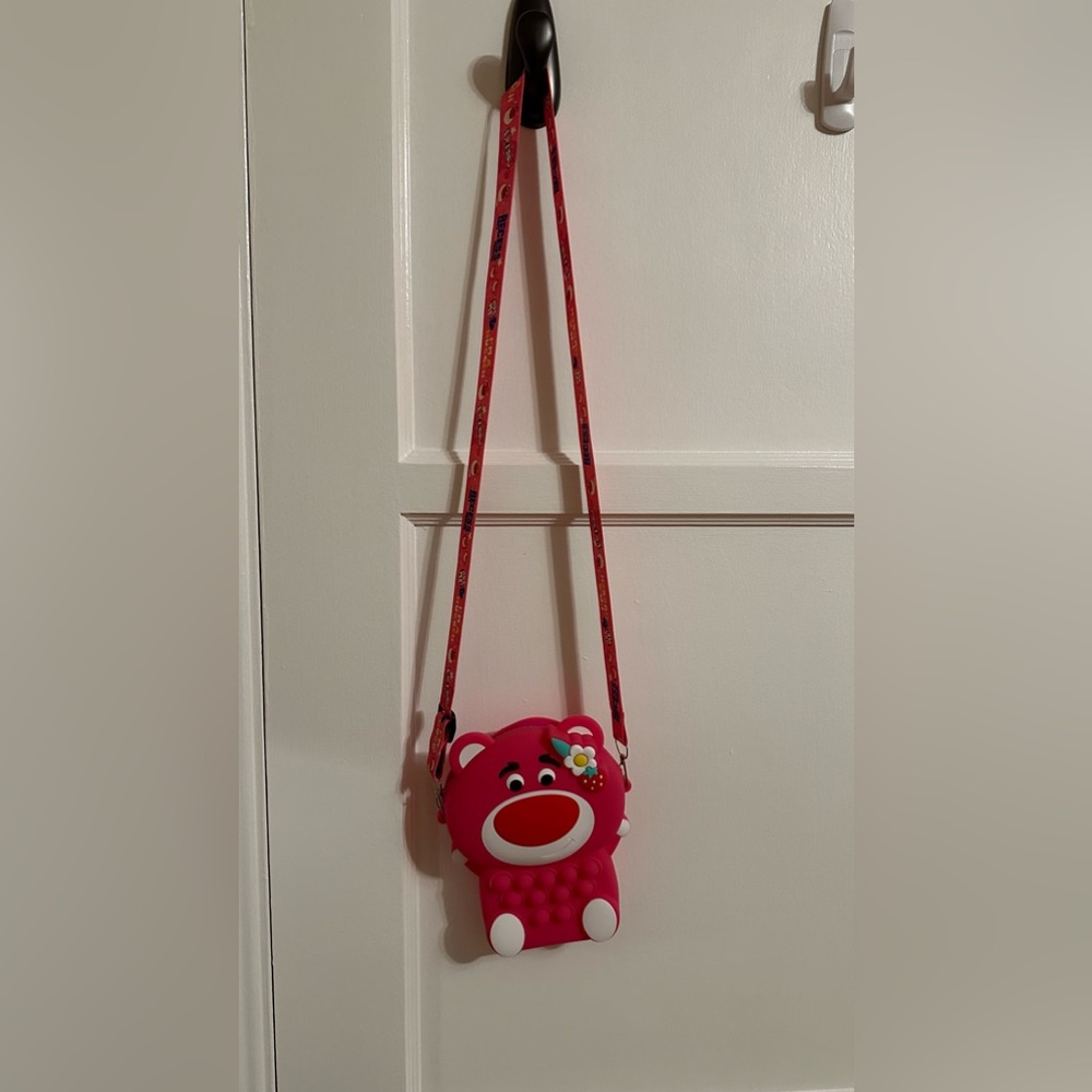 Kids Pink Lotso Bear Handbag
